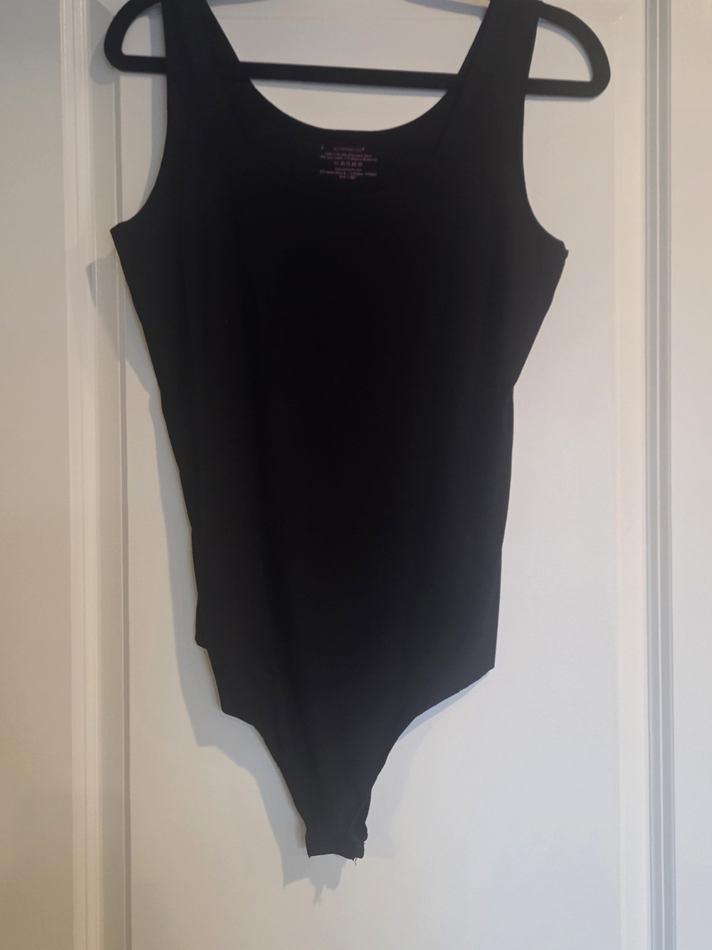 Commando Black Scoop Neck Bodysuit